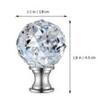 thumbnail image 2 of HAMPPLIES Looking For Lamp Finials Silver Modern Room Illumination 1 Set, 2 of 8