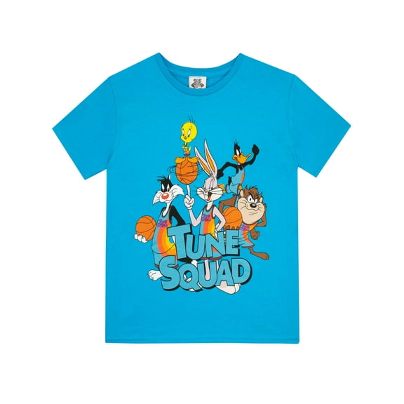Space Jam Boys Tune Squad T-Shirt Blue Sizes 6-14