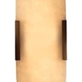 thumbnail image 3 of 13" Gold and White Delphi Wall Sconce, 3 of 6