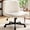 Fabric-Beige, variant on CELTOSS Criss Cross Home Office Chair, Teddy Fabric Armless Swivel Task Computer Chair with Wheels, White