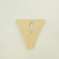thumbnail image 3 of Package of 1, 14 Inch X 3/4" Thickness Baltic Birch Wood Letter v in The Goudy Heavy Font, Thick, Lower Case for Art & Craft Project, Made in USA, 3 of 3