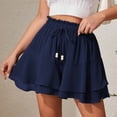 thumbnail image 2 of Sentmoon Tennis Skirts Drawstring Elastic Waist Solid Color Basic Midi Skirts for Women Skirt Vacation Fashion for Club, Date Night, and Party Occasions M, 2 of 10