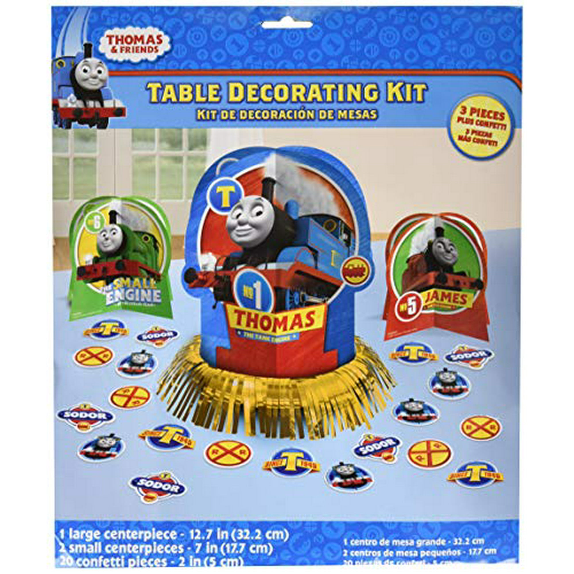 Amscan Thomas The Tank Engine Centerpiece Table Decorating Kit 23