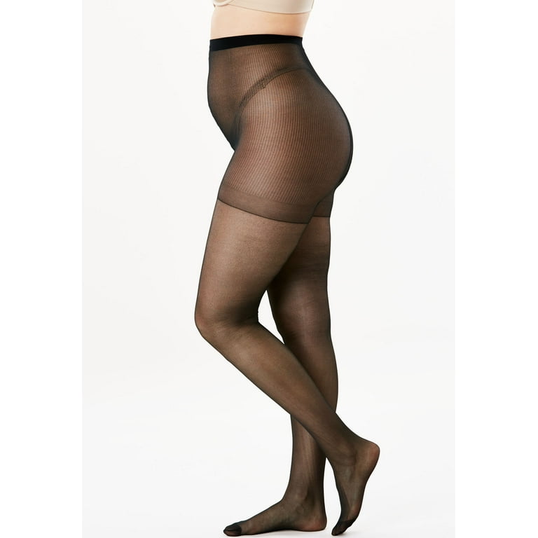 2 Pieces East 5th Sheer Caress Sheerest Support Pantyhose Queen Tall Lot 2  Sand Size 3X
