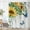 Butterfly, variant on Sunflower Plant Fabric Shower Curtain, Shower Curtain Bathroom, Waterproof Quick-Drying Polyester Fabric Bathroom Shower Curtain Set, Machine Washable 72" W x 72" L with Hooks
