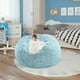 thumbnail image 2 of Sillas de la Sala de Estar 1 Cubierta de Sofá de Terciopelo Cómodo Y Suave Redondo Grande, Adecuado para la Sala de Estar, Dormitorio, Decoración Del Hogar de la Oficina, Solo sin Llenar, Tamaño 135cm, 2 of 3