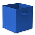 thumbnail image 2 of Casafield Set of 6 Fabric Storage Cube Bins, Royal Blue - 11" Collapsible Foldable Cloth Baskets for Shelves and Cubby Organizers, 2 of 7