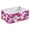 Fuchsia Flowers Bold Black Lines, variant on Fabric Storage Bins Foldable Cube For Home Organization Baskets Line Art Of Fuchsia