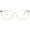Clear, variant on Blue Light Blocking Glasses Fashion Round TR90 Frame Transparent Eyewear Anti UV Computer Glasses for Women Men