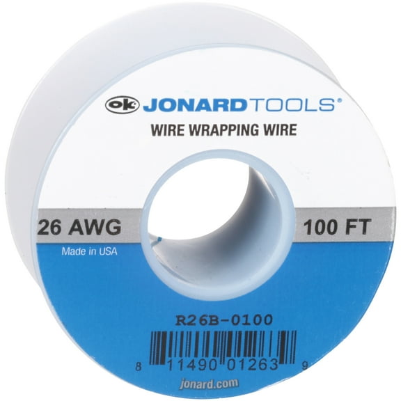 Jonard Tools R26B-0100, Wire 26 AWG Blue 100 Ft