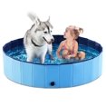 thumbnail image 1 of Bañera plegable para perros y mascotas Jasonwell, plegable, 48 cm, azul, 1 of 8