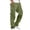 Army Green, variant on TOMVIGX Mens Cargo Pants Drawstring Sweatpants Elastic Waist Athletic Hiking Workout Pants Casual Straight Leg Joggers Baggy Work Pants