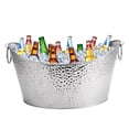 thumbnail image 1 of Tinas para bebidas de acero inoxidable, cubos grandes para bebidas, cubos para hielo para fiestas, bodas, 12L, 1 of 5