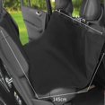 thumbnail image 3 of HLONK Waterproof Dog Car  with Viewing Window  Scratch-Proof Pet Back Seat Protector  Car Back Seat Dog Pad with Storage Pocket  Non-Slip Dog  for Car Travel., 3 of 4