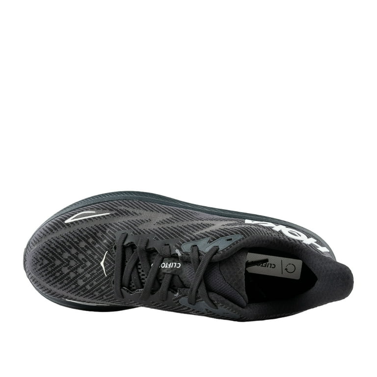 Hoka Men's Clifton 9 Sneaker, Black/White, 11 - Walmart.com