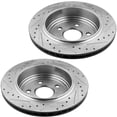 thumbnail image 3 of MotorbyMotor Rotors 278mm Rear Drilled & Slotted Design Brake Rotor Replacement for 2011-2020 Jeep Grand Cherokee (EXCLUDING SRT MODELS), 2011-2020 Dodge Durango Disc Brake Rotors, 3 of 4