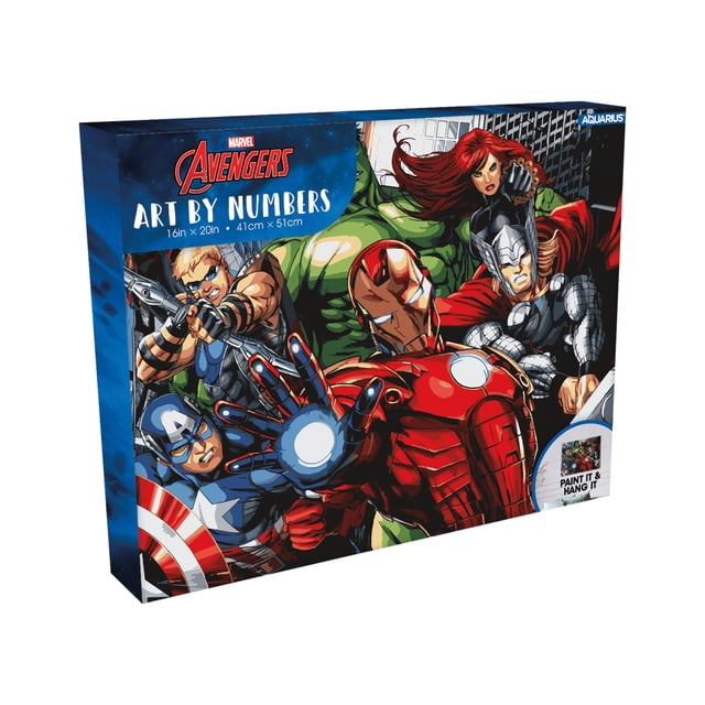 Kit de pintura por números AQUARIUS Marvel Avengers Assemble