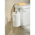 thumbnail image 6 of iDesign Classico Metal Toilet Paper Reserve, over the tank tissue organizer for storage, Chrome, 6 of 7