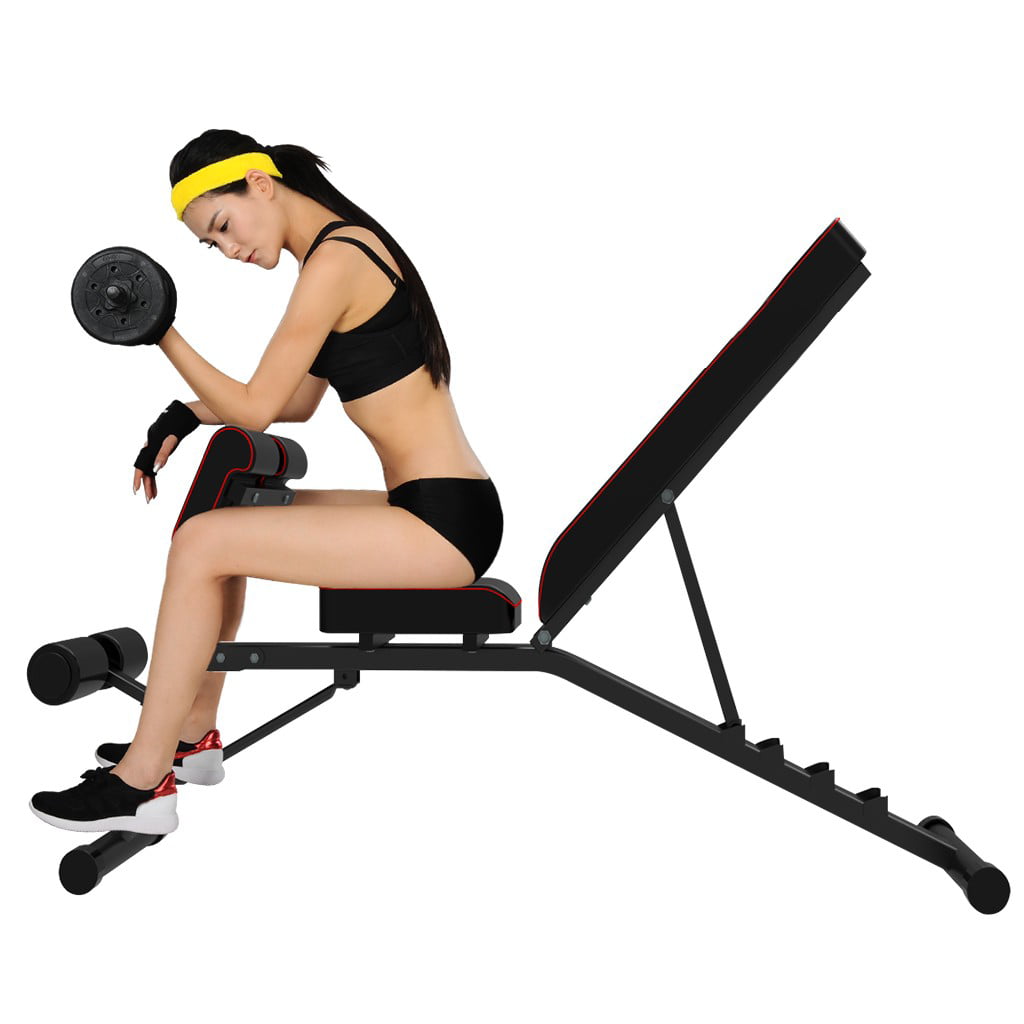 Details about   Folding Adjustable Sit Up Abdominal Press Weight Bench Gym Ab Exercise Fitness 