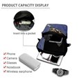 thumbnail image 4 of FUIALDOLG Peeking Tabby Cat Design Cell Phone Bag Case Stretch Polyester Crossbody Bag for Women, Lightweight Portable Crossbody Purse, 4 of 8