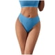 thumbnail image 1 of Ropa interior deportiva sexy de algodón sin costuras, de cintura baja y con tanga para mujer, 1 of 4