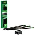 thumbnail image 4 of Ticonderoga Easy to Grip, Shaped Wood Pencils with Sharpener, #2HB Soft, Soft Touch Black Coating, 12 Count, 4 of 5