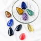 thumbnail image 2 of Xiao Hua 2 piezas de mango de 3-5 cm con forma de gota de agua de cristal natural blanco, piedra original, adorno decorativo para el hogar y la oficina con forma de gota de agua mineral estándar., 2 of 4