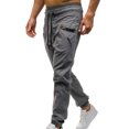 thumbnail image 2 of Hombres Casual Moda Sólido Camuflaje Elástico Panel Tie Pantalones Lounge Pantalones Pompotops  oipoqjl41628, 2 of 6