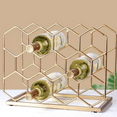 thumbnail image 5 of 14 Bottle Countertop Wine Rack - Freestanding Modern Gold Metal Wine Rack - Tabletop Wine Holder Stand for Cabinet, Pantry, Wine Bottle Storage……, 5 of 6