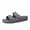 Grey, variant on Women's and Men's Platform Sandals Comfortable Slip-On Slides for Summer Beach