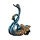 thumbnail image 5 of Adorno para portabotellas de vino con forma de cisne, soporte independiente para una sola botella de vino Azul, 5 of 9