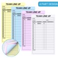 thumbnail image 3 of Juego de tarjetas de alineación de béisbol/softball, 90 juegos, 4,5 x 8 pulgadas, 3 of 6