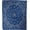 Blue Paisley, variant on Home Decor Throw Blanket, Blue Paisley Bandana Scarf Classic, Warm Soft Cozy Flannel Bed Blankets for Bed, Couch, Sofa and Chair, All Seasons Suitable, 80x60 inches