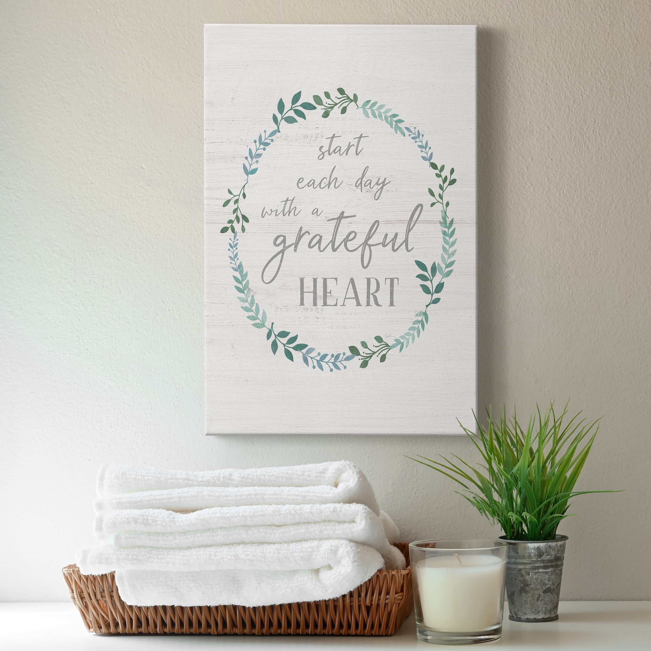 Start Each Day Premium Gallery Wrapped Canvas - Ready to Hang - 8 x 12