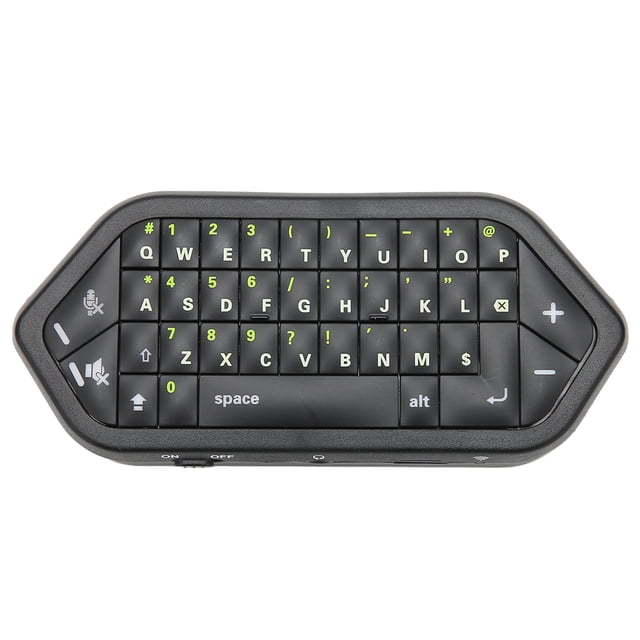 Ccdes YYOYY Chatpad Mini Teclado para Juegos Compatible con Xbox One, Teclado Inalámbrico para Juegos con Receptor de 2.4G, Teclado de Mensajes Ultracompacto de 38 Teclas para Controlador de Juegos Cable No se aplica