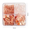 thumbnail image 5 of FlyFlise Boxed Rose Gold Metal Binders Paperclips Paperclips Set School Office Supplies, 5 of 5