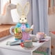thumbnail image 4 of Easter Bunny Decor Easter Straw Bunny Figurine, 14" Rabbit Statue with Carrots Outdoor Porch Decorations, Straw Standing Bunnies Figurine, Spring Decorations for Home Farm (E), 4 of 6