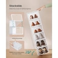 thumbnail image 3 of Cajas para zapatos SONGMICS, apilables y transparentes, juego de 18, 3 of 6
