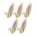 thumbnail image 4 of Cucharas de Pesca kusrkot de fundición larga para cebos de Jigging de gran distancia Oro 32g, 4 of 8