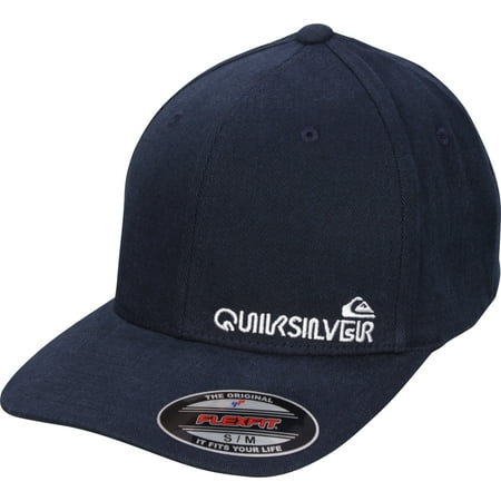 Quiksilver Mens Sidestay Flexfit Hat - Navy Blazer