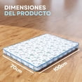 thumbnail image 2 of Colchón Para Cuna Corral Impermeable Hule Espuma 70 * 100 Cm Cesia, 2 of 6