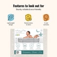 thumbnail image 3 of Dream On Me Sparkling Dreams Infant and Toddler Mattress, Grey, 3 of 9
