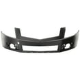 thumbnail image 4 of For 10-12 SRX Front Upper Bumper Cover Assy w/o Park Aid Sensor Holes GM1000915, 4 of 5