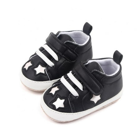 

Promotion!Autumn Spring Infant Baby Soft Sole Non-Slip Sneakers Shoes PU Leather First Walkers Casual Prewalker Crib Boys Girls Shoes 0-18M