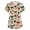 BeigeB_01#1104D, variant on Christmas Scrub Tops Women Plus Size Plus Size Stretchy Santa Claus Print Nurses Working Uniforms with Pocket V Neck Short Sleeve Women Scrub Tops S-5XL