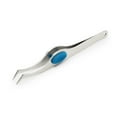 thumbnail image 5 of Dritz 4" Soft Grip Tweezers, Sharp Points, Silver, 5 of 6