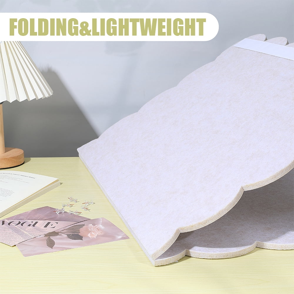 Rectangle Self-Adhesive Felt Bulletin Board Wall Stickers for Wall Home Decoration with Pushpin Wheat 600x900x9mm diy