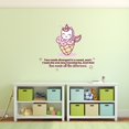 thumbnail image 2 of Two Roads Cute Unicorn Life Quote Cartoon Quotes Decors Wall Sticker Art Design Decal for Girls Boys Kids Room Bedroom Nursery Kindergarten Home Decor Stickers Wall Art Vinyl Decoration (35x40 inch), 2 of 2