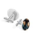 thumbnail image 3 of Sea Slug Men's Stainless Steel Shirt Cufflinks for Formal Attire and Special Occasions, 3 of 6