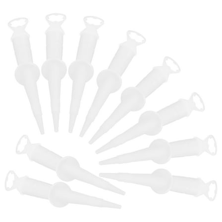 10 Pcs Universal Mouth Caulking Tool Caulk Tips White